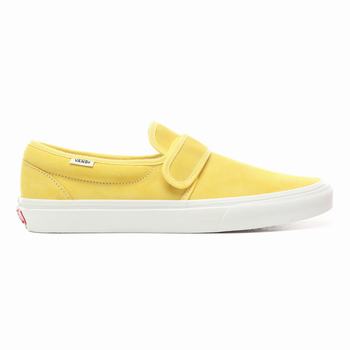 Damske Tenisky Vans Suede Slip-On 47 V Zlate VA10WIRKJ